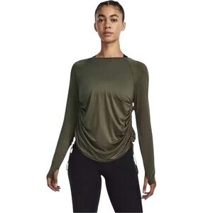 NWT Under Armour Women’s Longline Cinched‎ Performance Wear Top Athleisure
